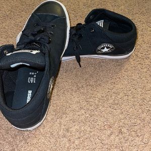 Youth Black Converse Shoes